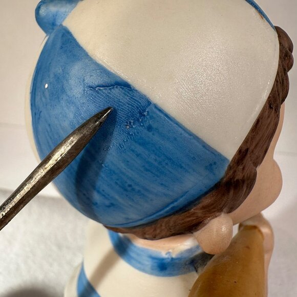 Aladdin Giftware, L.A. Calif. Vintage Ceramic Baseball Boy Night Light Lamp Rare - Picture 13 of 16